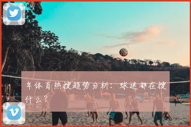 年体育热搜趋势分析：球迷都在搜什么？